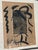 Abstract 1970s Peter Keil Early Cubist Profile Painting on Newsprint For Sale - Image 3 of 6