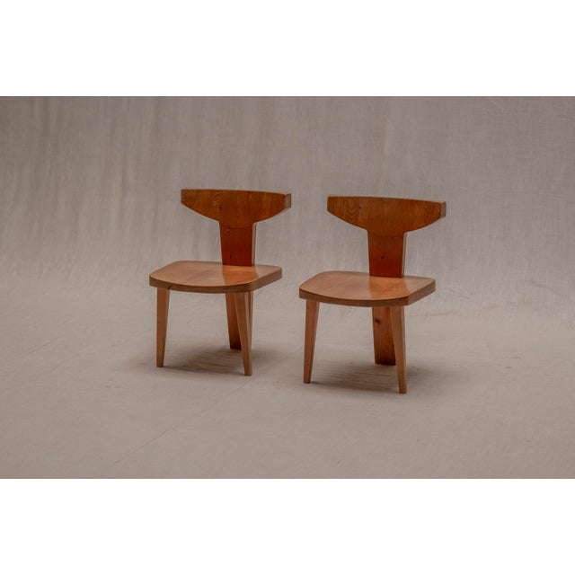 Vintage Sculptural Side Chairs by Jacob Kielland-Brandt, Denmark, 1960s, Set of 2 For Sale - Image 12 of 12