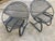 Black Tempestini for Salterini Cantilever Radar Chairs - A Pair, Attributed For Sale - Image 8 of 8