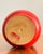 Red 1970s Signed Japanese Sosaku Kokeshi by Kazuo Takamizawa, Mid-Century Studio Folk Sculpture For Sale - Image 8 of 8