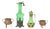 Collection of Four Arts and Crafts Vessels, Circa 1900 For Sale