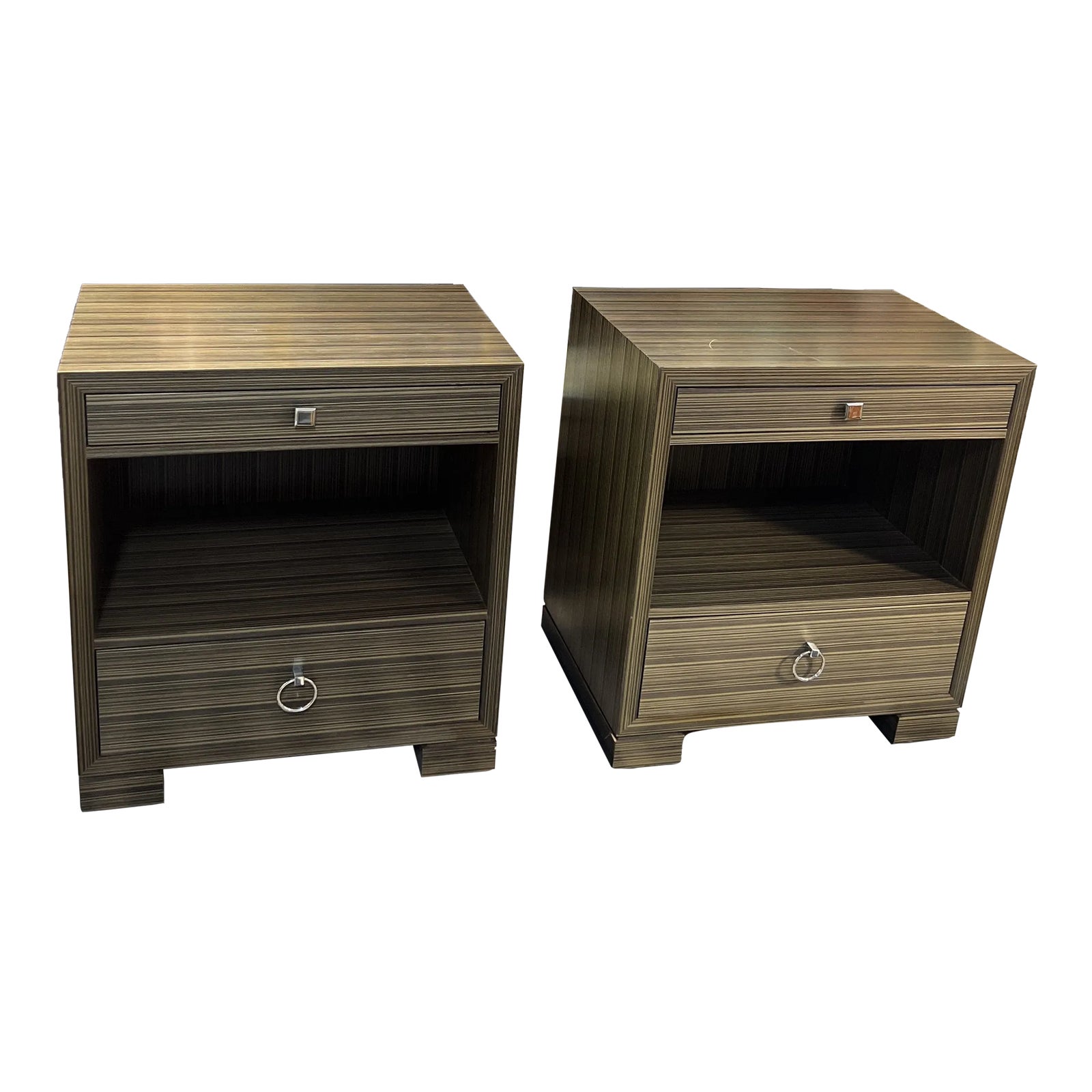 Pair of Bungalow 5 2 Drawer Nightstands | Chairish