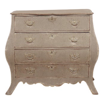 Dutch Bombe Commode in Paint For Sale