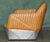 Aviator Lounge Chair in Tan Brown Leather For Sale - Image 10 of 16