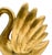 Vintage Hollywood Regency Brass Swan Sculpture | Mid-Century Modern Figurative Decor - Hollywood Regency, Neoclassical For Sale - Image 12 of 12