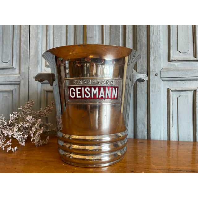 Vintage French Champagne Cooler from Geismann, 1920s For Sale - Image 13 of 13