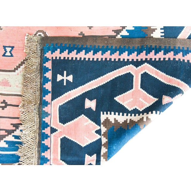 Early 20th Century Turkish Konya Kilim Rug For Sale - Image 15 of 17