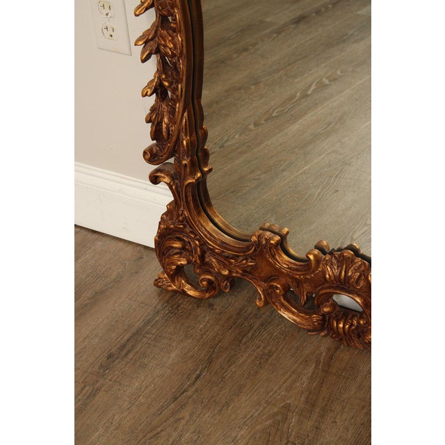 Gold John Richard Rococo Style Gilt Carved Frame Wall Mirror For Sale - Image 8 of 18