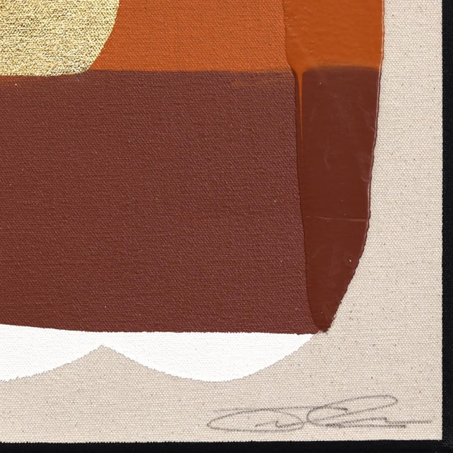 2020s Eternal Sunsets Mini: Trustworthy - Meditative Abstract Warm Painting on Canvas Original Artwork by Jason DeMeo For Sale - Image 5 of 9