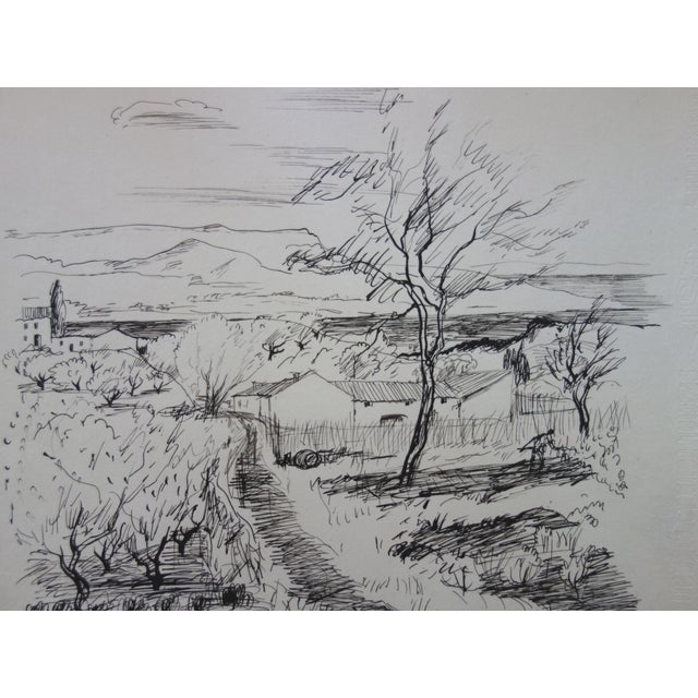 Gaston BARRET The Bucolics Original ink drawing on fine vellum Signed in ink 28 x 22 cm Very good state This piece is...