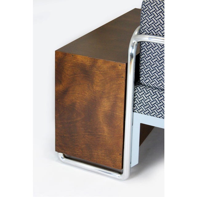 Metal Bauhaus Tubular Steel Sofa by Robert Slezak, 1930s For Sale - Image 7 of 18