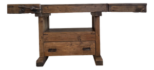 German Spindle Workbench in Wood