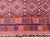 Afghan Maimana Kilim Area Rug, Handwoven Wool, 5x10, Rose & Navy For Sale - Image 9 of 16