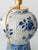 Metal Large Hand-Painted 300th Anniversary Ceramic Table Lamp from Royal Delft, 1953 For Sale - Image 7 of 17