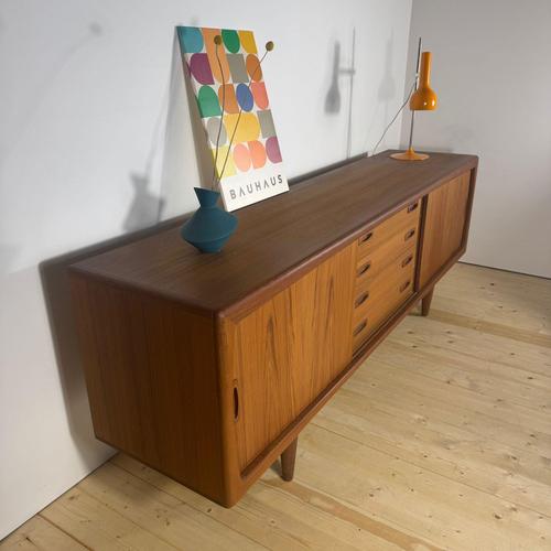 Vintage Danish Teak Sideboard from H.P. Hansen For Sale - Image 6 of 11