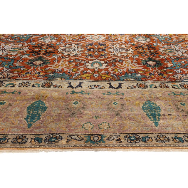 Late 19th Century Persian Sultanabad Rug, 11'04 X 13'06 For Sale - Image 4 of 9