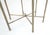 Brass Mastercraft Mid Century Modern Hexagon Top Faux Bamboo Legs Coffee Side Table For Sale - Image 8 of 12