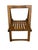 Mid-Century Modern Mid-Century Modern Slatted Walnut Folding Dining Chairs - Set of 4 For Sale - Image 3 of 6