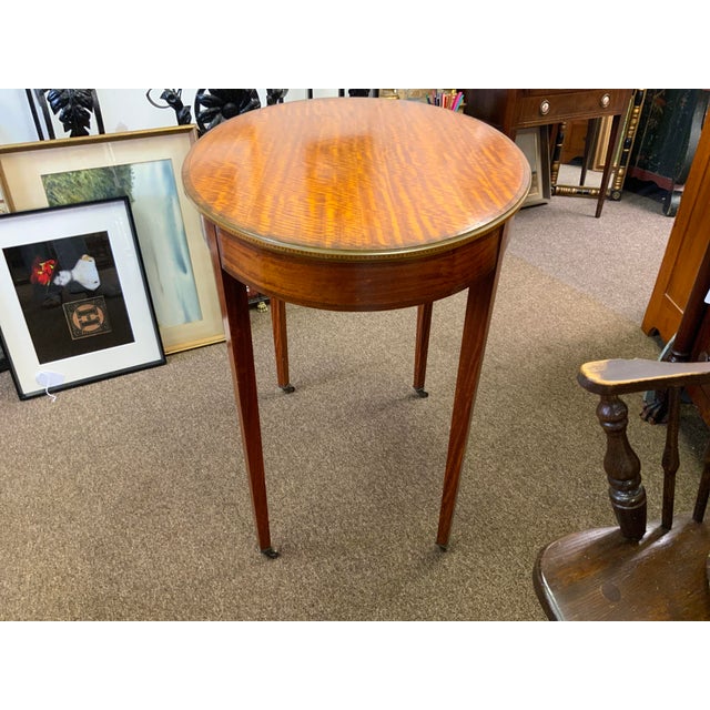 Early 20th Century Satinwood English Edwardian Table For Sale - Image 11 of 15