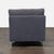 2010s Cb2 Cielo Modern Dark Gray Armless Lounge Chair For Sale - Image 5 of 8