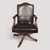 Mahogany Swivel Office Desk Chair, 1920 For Sale - Image 15 of 15