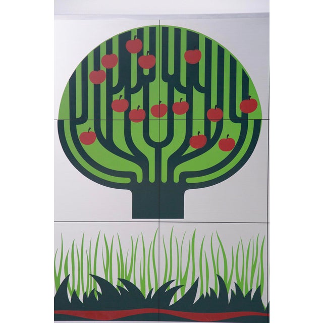 Wood Space Age Wall Decoration by Tiziano Campi, 1976 For Sale - Image 7 of 8