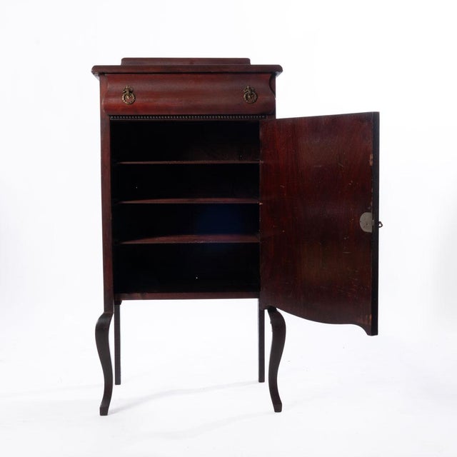 Wood Early 20th Century Music Cabinet For Sale - Image 7 of 18