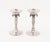 Modern Michael Strauss Hammered Silver Candlesticks, Pair For Sale - Image 3 of 11