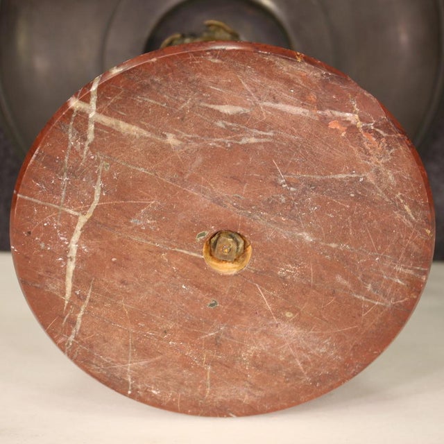 Black Bronze Cake Stand from Alph. Giroux, Paris, 1871 For Sale - Image 8 of 13