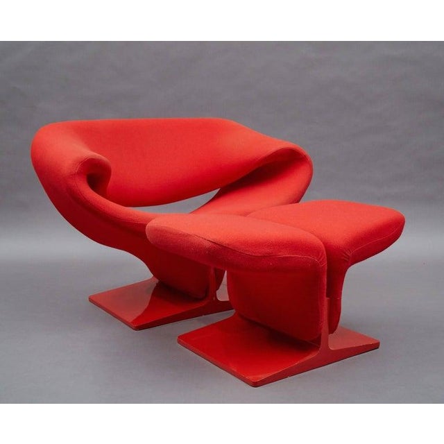 1960s "Ribbon" Lounge Chair and Ottoman by Pierre Paulin for Artifort For Sale - Image 14 of 18