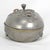 Silver Antique Chinese Pewter Jeweled Lidded Bowl With Gemstones Republic Period For Sale - Image 8 of 13