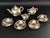 Italian Hand-Painted Ceramic Tea Service, 1930s, Set of 7 For Sale - Image 3 of 16