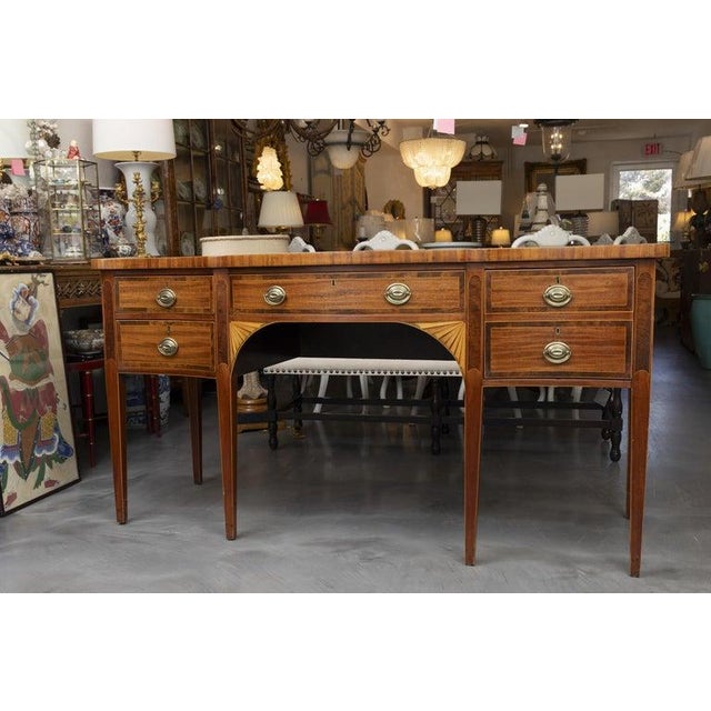 Traditional George III Style Mahogany Sideboard, Hand-Crafted, England, Circa 1800 For Sale - Image 3 of 12