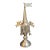 Vintage Sterling Silver Besamim Spice Tower Havdalah Judaica Bells Flags 72g For Sale