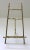 Metal Vintage Faux Bamboo Polished Brass Tabletop Easel For Sale - Image 7 of 11