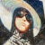 Paint Vintage Sylvan Roberge Encaustic Portrait of a Woman For Sale - Image 7 of 12