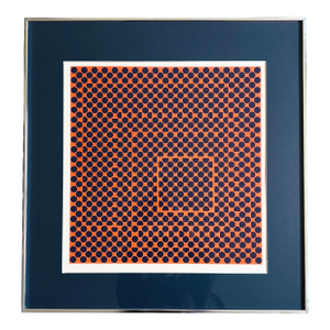 1969 Victor Vasarely Signed Op Art Serigraph