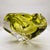 Very Big Astray or Catch-all in Murano Glass attribute to Flavio Poli. Stunning Yellow-Green Submerged color. Rare item...