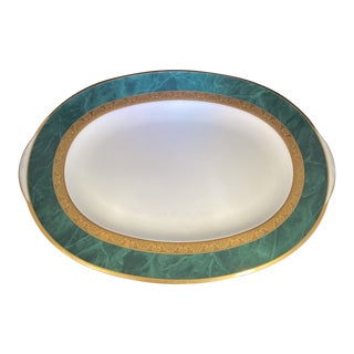 Late 20th Century Noritake Fitzgerald Oval Serving Platter For Sale