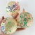 Lot 3 Vintage Handblown Made Italy Glass Floral Glitter Ornaments Christmas For Sale - Image 12 of 12