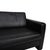 Modern Conseta Two-Seater Sofa in Black Leather from COR For Sale - Image 3 of 12