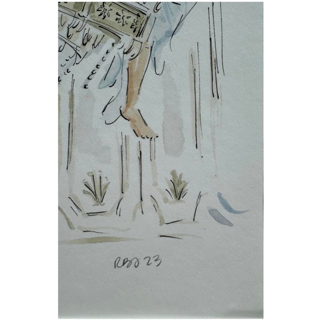 Contemporary 2023 Sold Out Riley Sheehey “Out of Office” Fine Art Print, Signed and Framed For Sale - Image 3 of 3