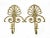 Metal Mid-Century Solid Brass Wall Mounted Sconces Single Candle Candlestick Holder - a Pair For Sale - Image 7 of 7