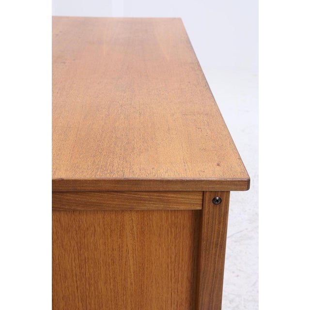 Wood Vintage Desk in Teak, 1960s For Sale - Image 7 of 16