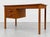 Apartment Sized Mid Century Modern Teak Desk | Compact Danish Writing Desk, C. 1960's For Sale - Image 14 of 16