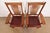 1990s Stickley Mission Arts & Crafts Cherry Wood Spindle Back Armchairs, Pair For Sale - Image 5 of 12