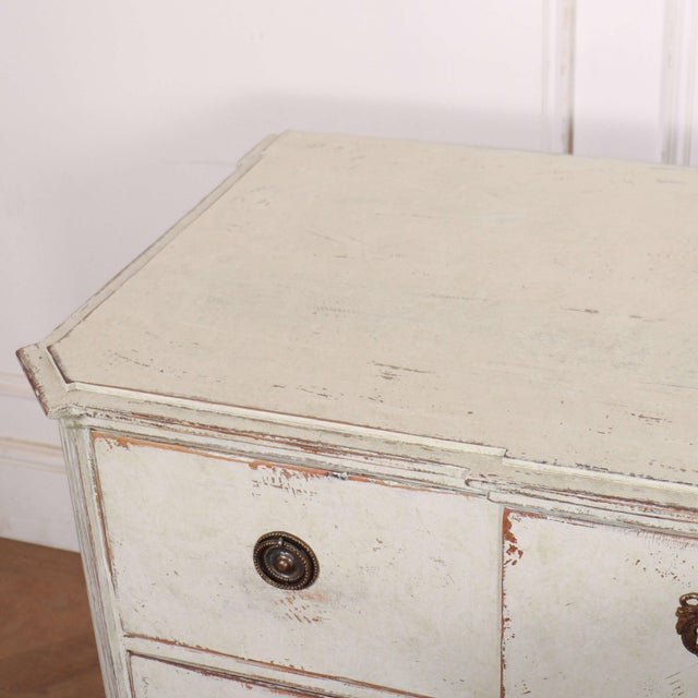 Wood Swedish Breakfront Commodes, Set of 2 For Sale - Image 7 of 11