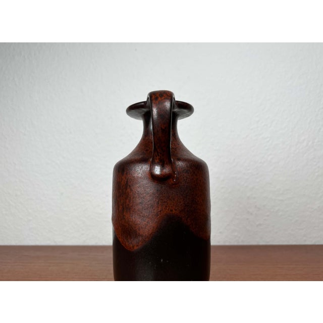 Mid-Century Modern German Pottery Fat Lava Vase from Ceramano, 1960s For Sale - Image 13 of 18