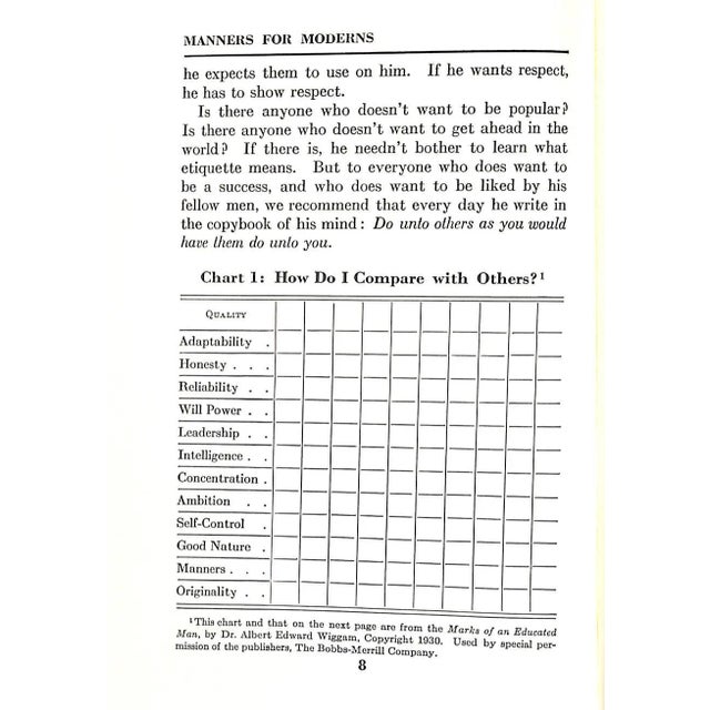 "Manners for Moderns" 1938 Black, Kathleen For Sale In New York - Image 6 of 8