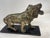 Beautiful silver sculpture with wooden base, depicting a roaring lion. Made in Italy from the 40s. Excellent furnishing...
